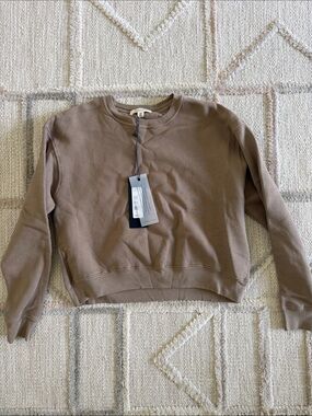 NWT Nili Lotan Gortana Sweatshirt in Desert Taupe